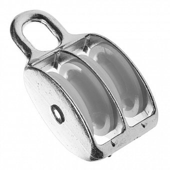 Блок двойной пластик. оцинк. 50мм