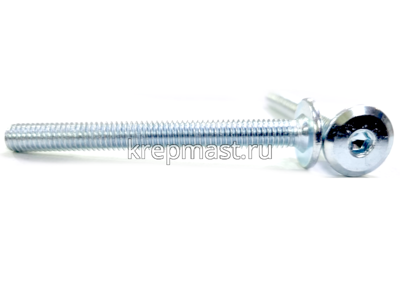 Винт стяжка 6х 60 DIN 7420 SW4 оц.