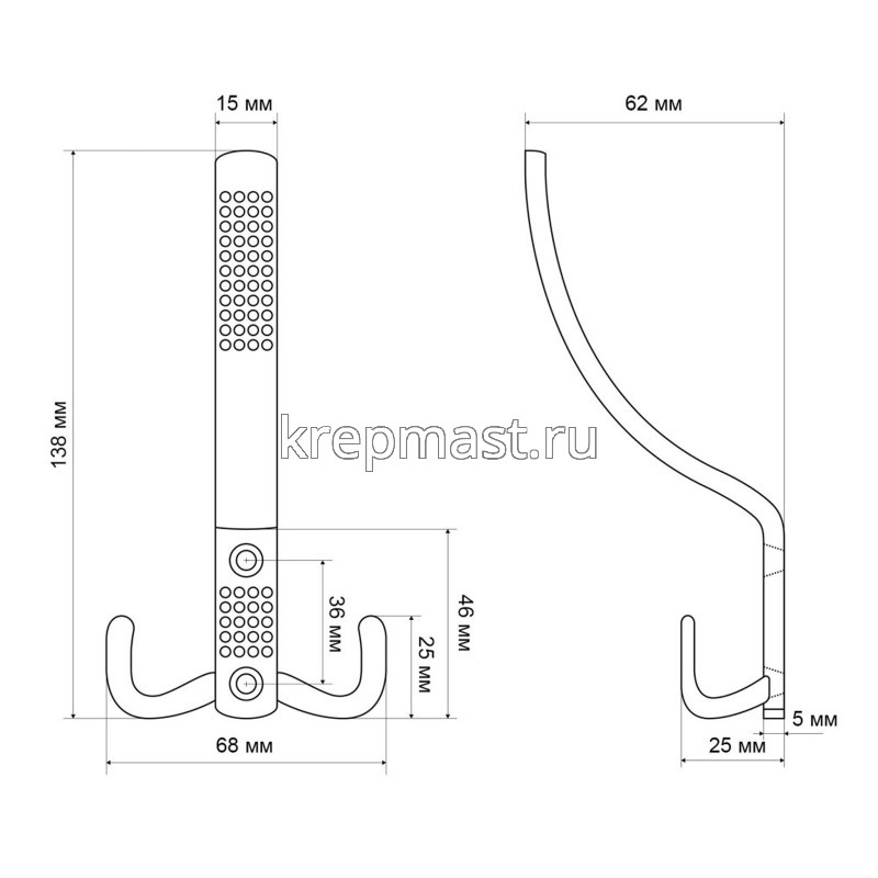 Крючок 212 А GР золото СТАНДАРТ