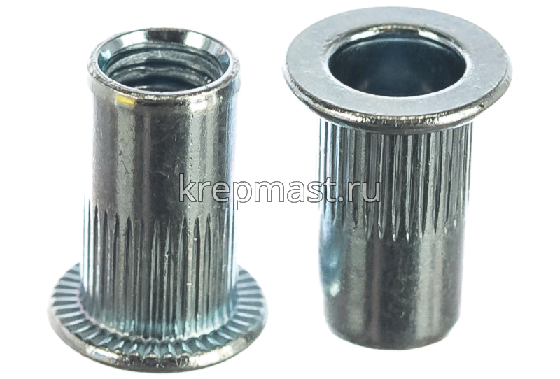 Гайка-заклепка HARPOON М 5 х 13мм CN1-CB-S цилиндрический борт, первая длина