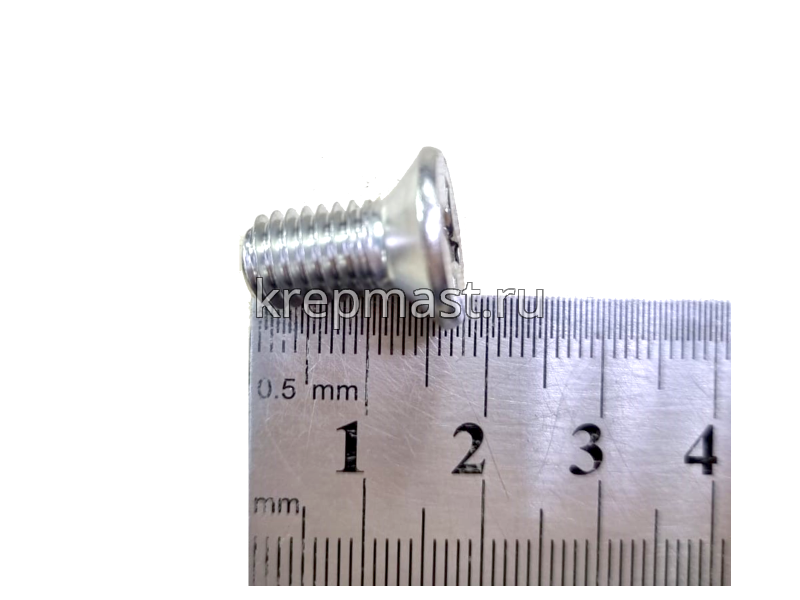 Винт 8,0х16 потай DIN 965 нерж. А2