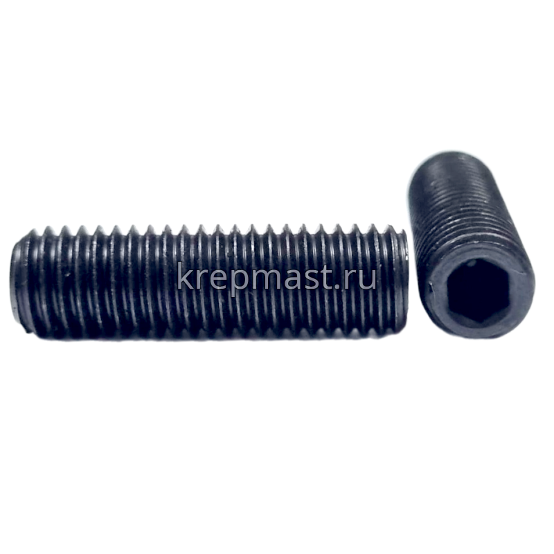 Винт уст. 12х40 12,9 DIN 913плоск.конц.вн/ш черн