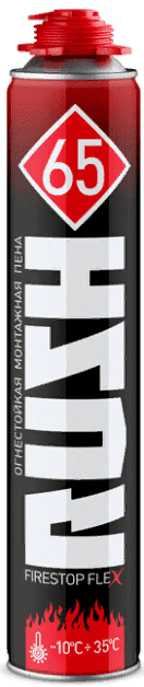 Пена монтажная RUSH Firestop Flex 65 750мл