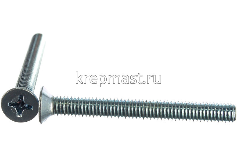 Винт потай 6,0х 55 DIN 965