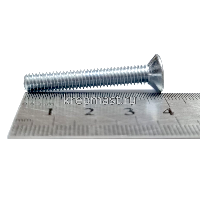 Винт с внут. шестиг. потай голов. 6х40 кл.пр.8,8 DIN 7991