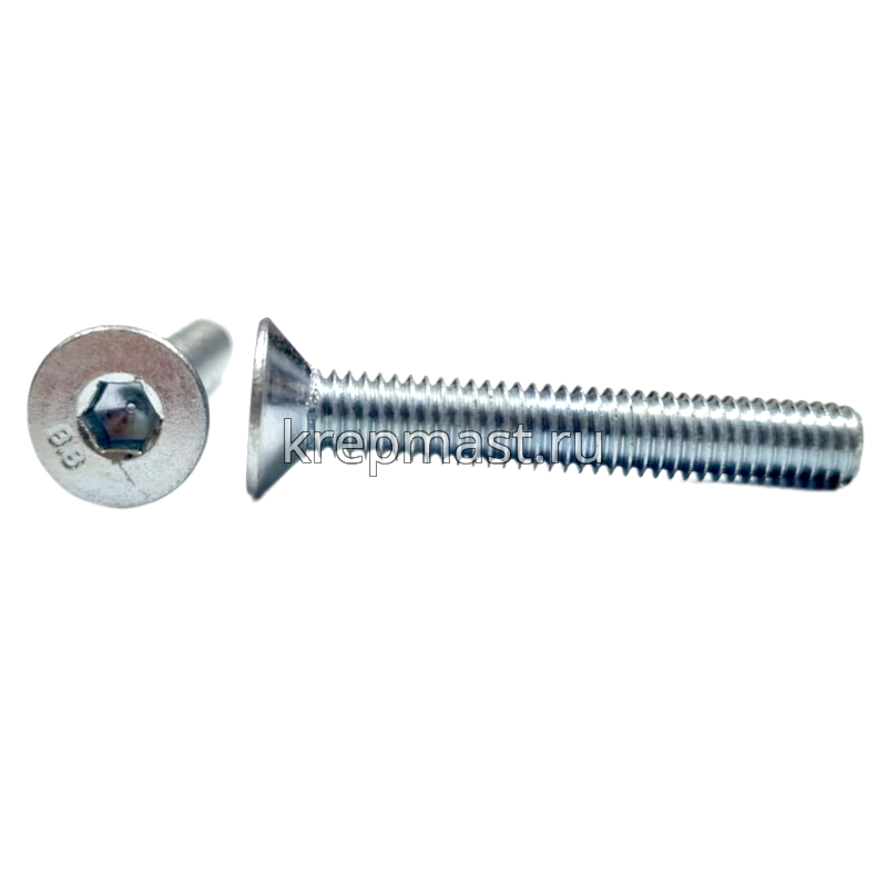 Винт с внут. шестиг. потай голов. 6х40 кл.пр.8,8 DIN 7991