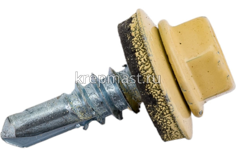 Саморез д/кровли краш. 5,5х19 RAL 1014