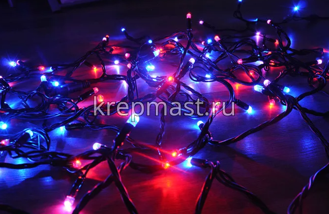 Гирлянда LED-TW-120-6м-240V-R/B