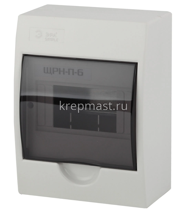 Бокс ОП 6автомата пластик с дверцей 145х197х95мм ЭРА