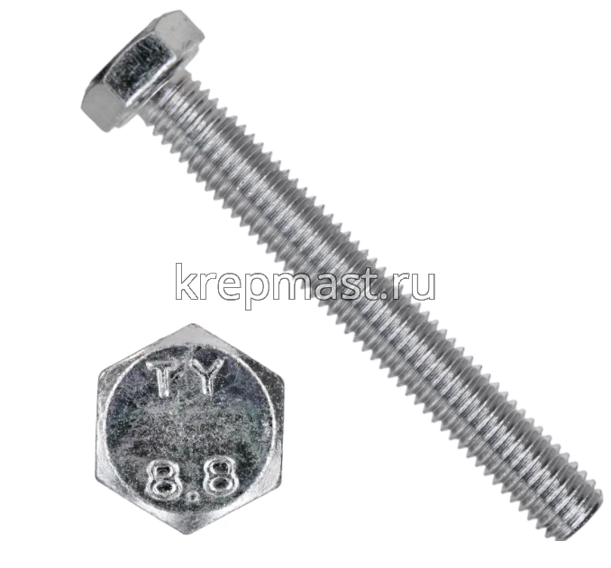 Болт 12х110 кл.пр. 8,8 оц. п/р DIN 933