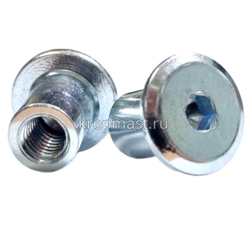 Гайка Ericsona М6 плоская оцинк. ключ SW4 12мм