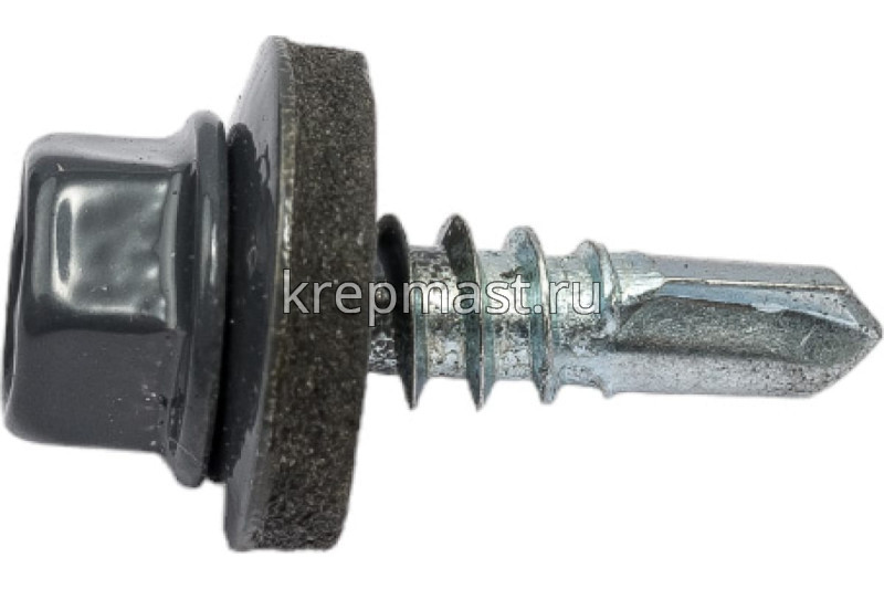 Саморез д/кровли краш. 5,5х19 RAL 7024