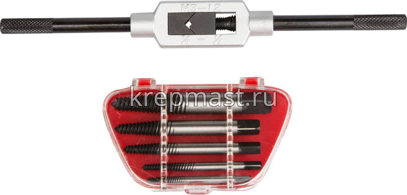 Набор экстракторов STAYER д/метрической резьбы (6шт) усиленный