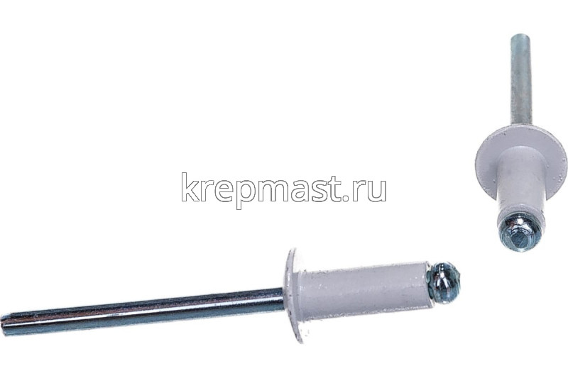 Заклёпка алюминий/сталь 4,8х12 RAL 9003