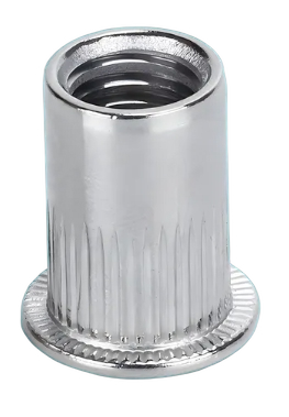 Гайка-заклепка М10 х 16 цилиндр. борт нерж. А2