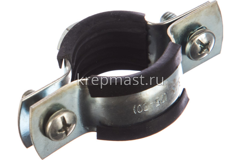 Хомут с гайкой ( 25-28мм)(25-30мм)