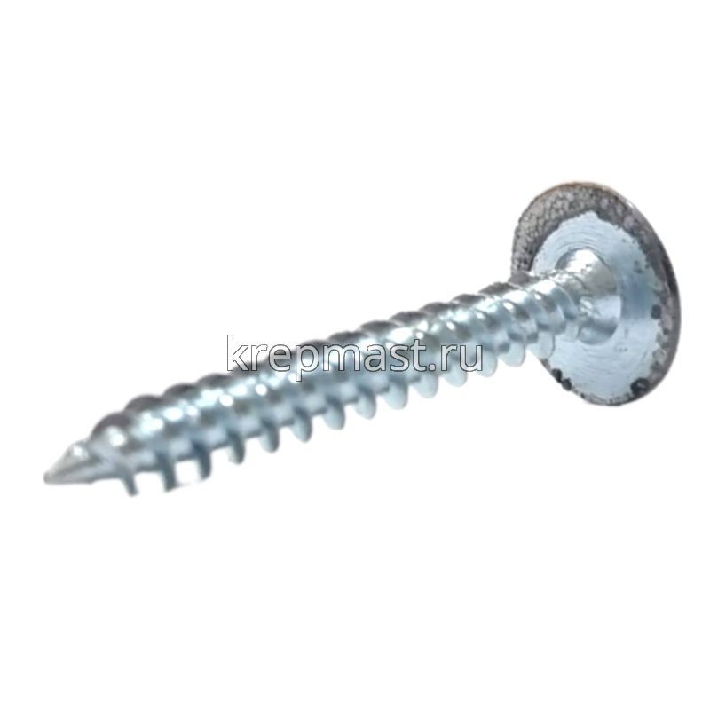 Саморез п/сф головка с п/ш острый 4,2х32 RAL7024