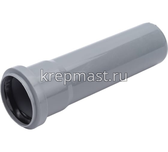 Труба с раструбом D 50*1,8 (0,15м) п/п