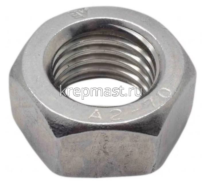 Гайка DIN 934 6-гр. М 27 (3,0) нерж. А2