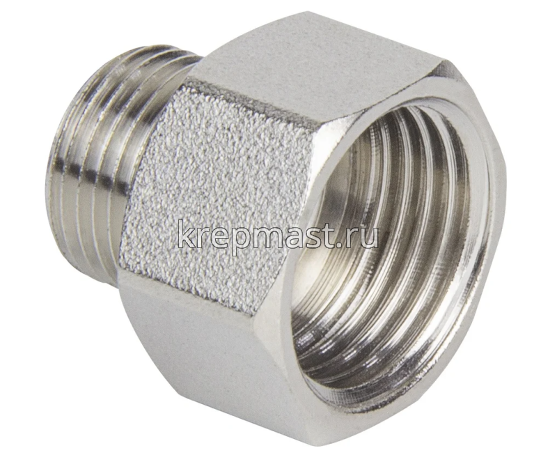 Переходник латунный 3/8 нар х 1/2 вн