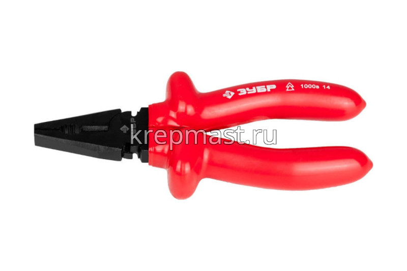 Плоскогубцы ЗУБР МАСТЕР диэлектр., 160мм 1000В