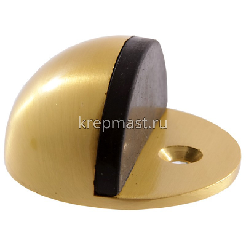 Ограничитель дверной 906 круглый, золото