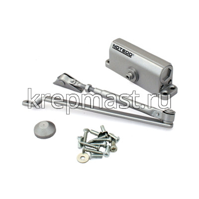 Доводчик дверной серебро DC-060 до 60кг