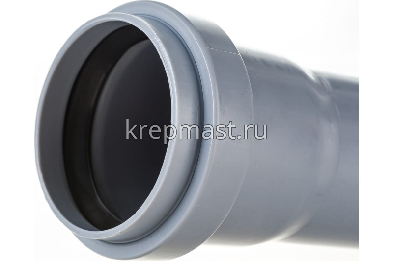 Труба с раструбом D 50*1,8 (0,5м) п/п