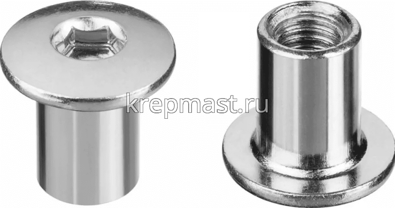 Гайка Ericsona М8 полукруглая оцинк. ключ SW5