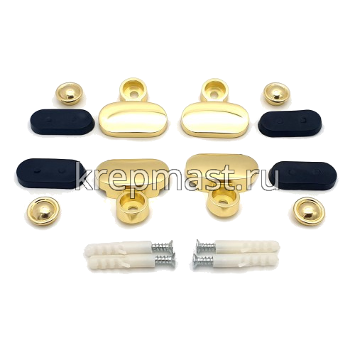 Зеркалодержатель 159 (золото) Soller (комплект 4шт)