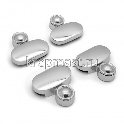 Зеркалодержатель 159 (хром) Soller (комплект 4шт)