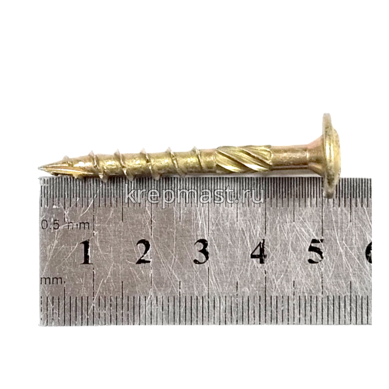 Шуруп с/нарез. для дерева с пресс шайбой 6х 50 Тх