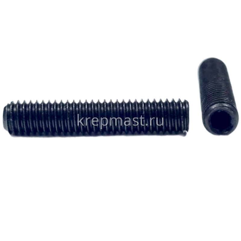 Винт уст. 6х30 12,9 DIN 913плоск.конц.вн/ш чёрн