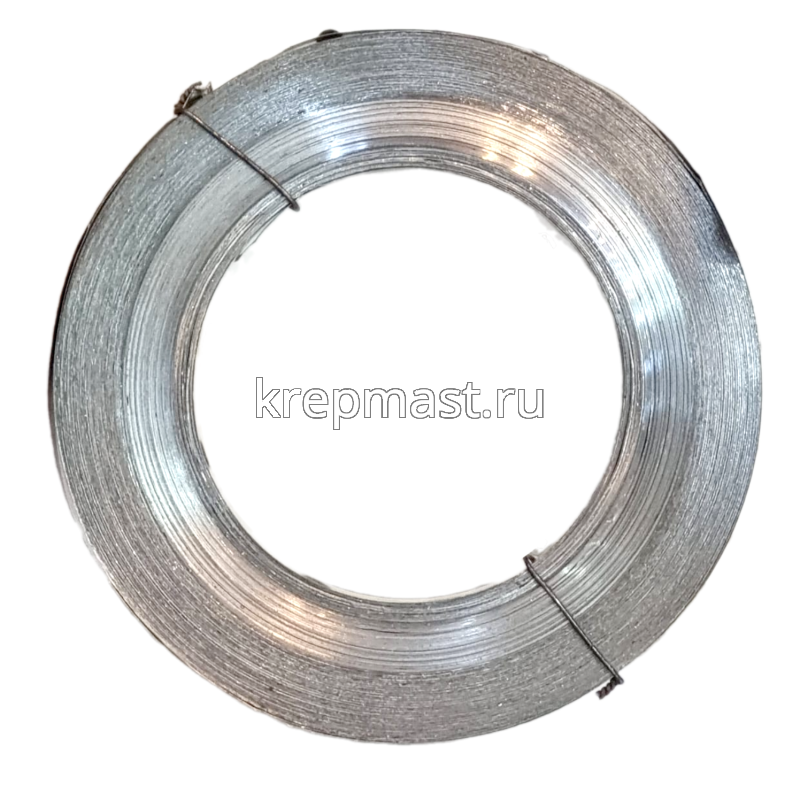Лента стальная в рулоне 10мм х 50м узкая