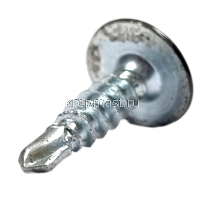 Саморез п/сф головка с п/ш сверло 4,2х16 RAL 8019