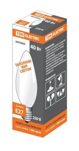 Лампа  свеча   ДС, ДСМТ