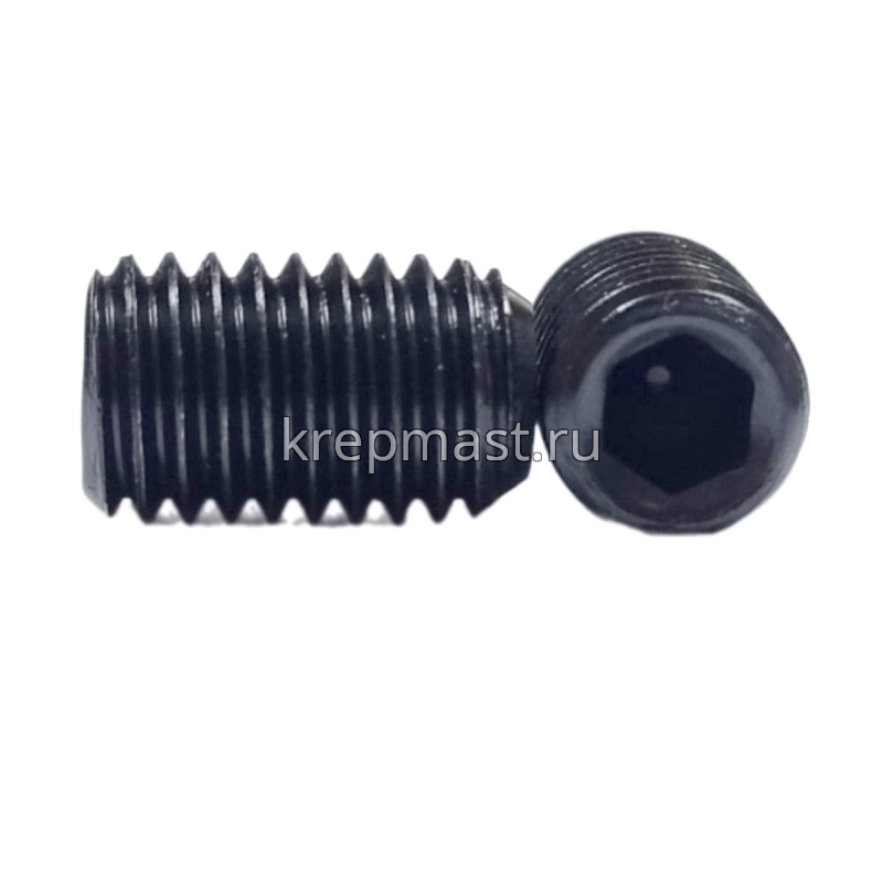 Винт уст. 10х16 12,9 DIN 913плоск.конц.вн/ш чёрн