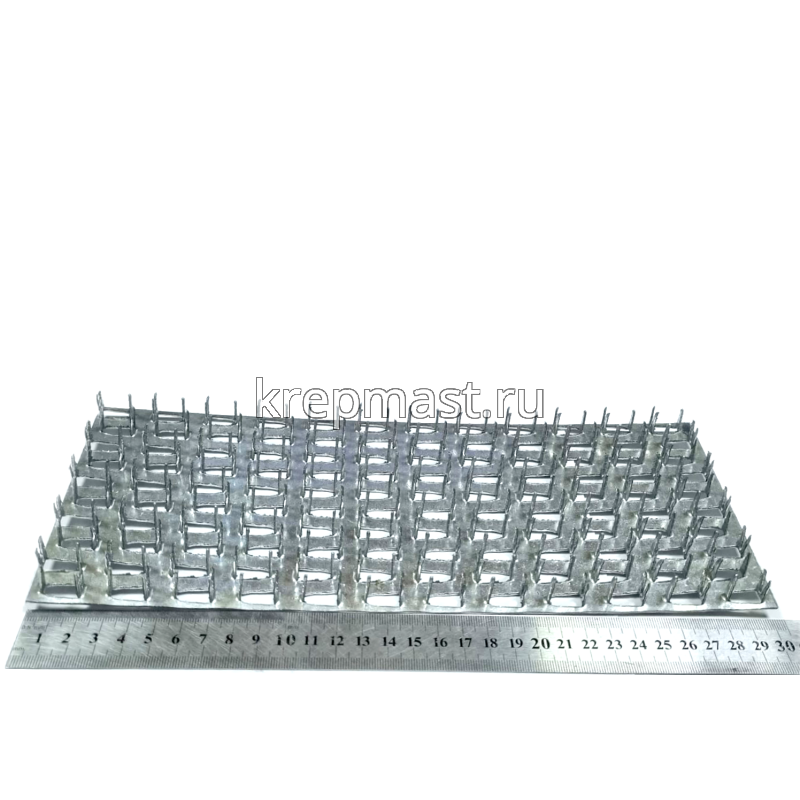 Гвоздевая пластина оцинкованная 12-ряд. 300х120