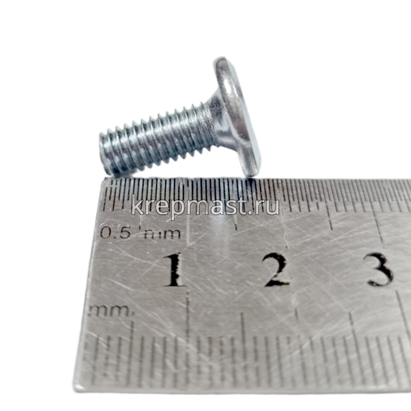 Винт стяжка 6х 15 DIN 7420 SW4 оц.