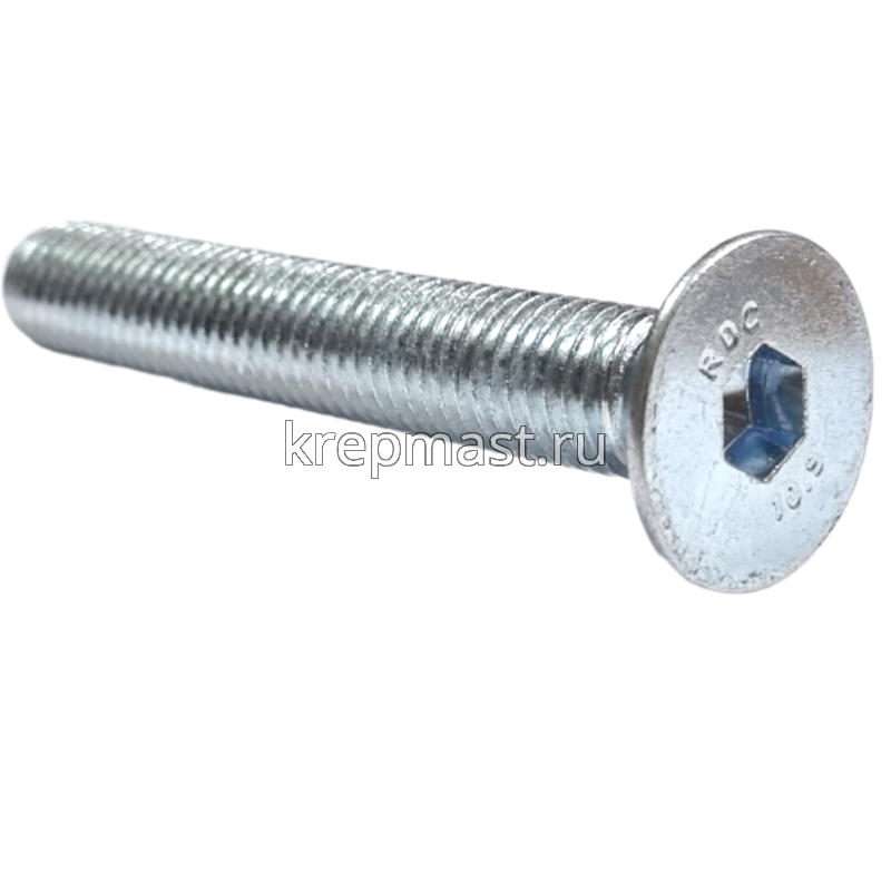 Винт с внут. шестиг. потай голов. 12х 80 кл.пр.10,9 DIN 7991