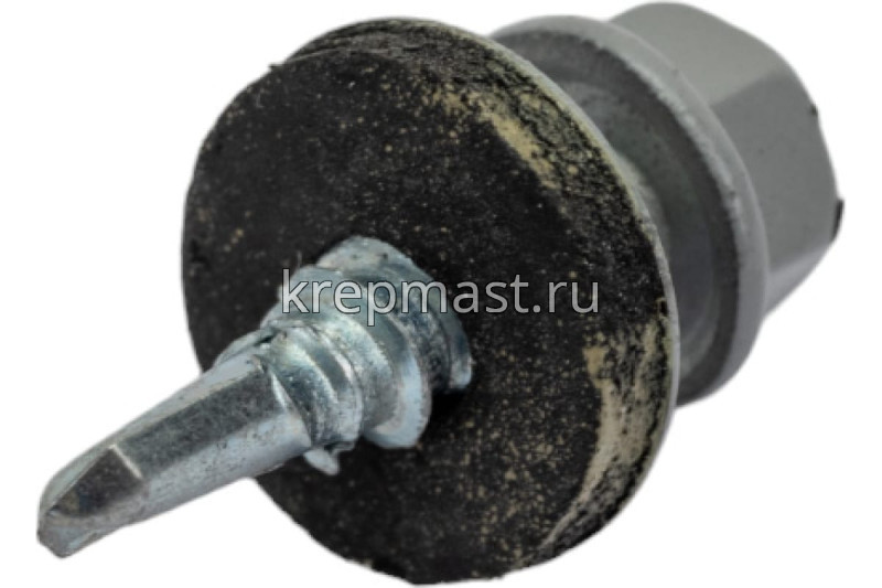 Саморез д/кровли краш. 5,5х19 RAL 7004