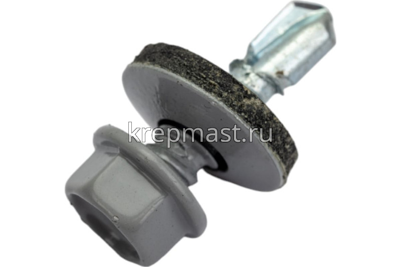 Саморез д/кровли краш. 5,5х19 RAL 7004