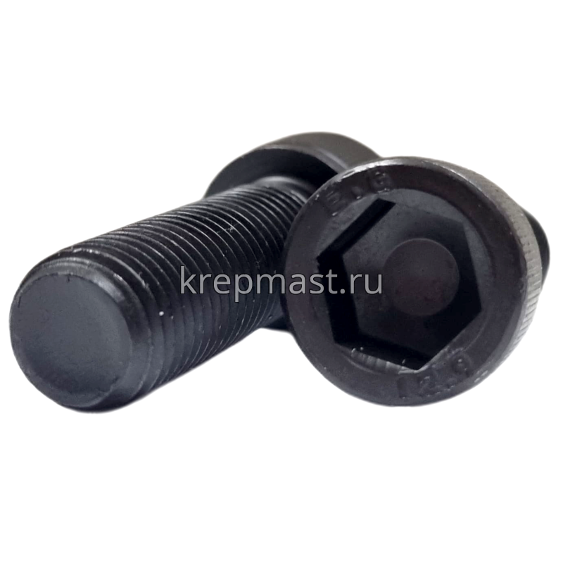 Винт с внутр.шестигранником 16 х 50 черный кл.пр.12.9 п/р DIN 912