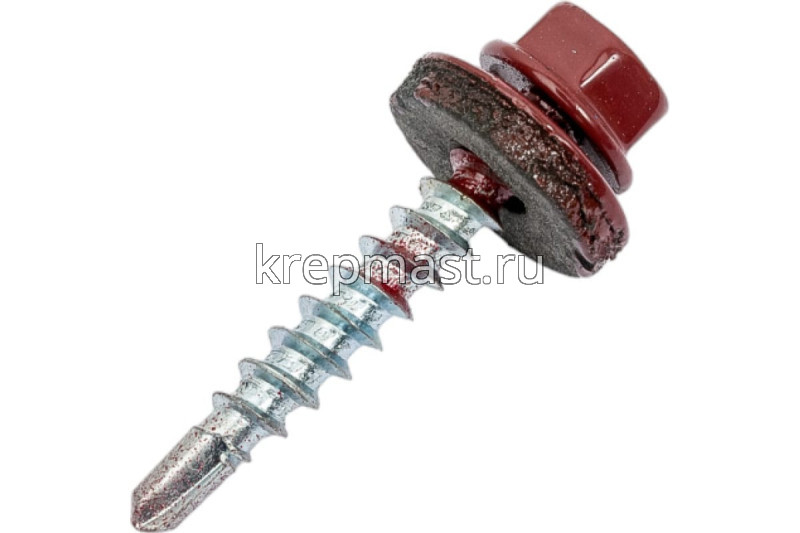 Саморез д/кровли краш. 4,8х29 RAL 3005/RR28