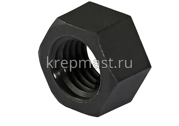 Гайка 6-гр. М 20 (2,5) черная