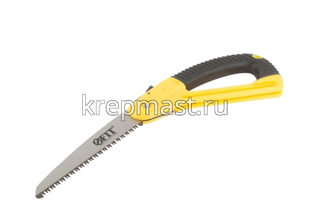 Ножовка садовая FIT мелкий зуб 180мм складная