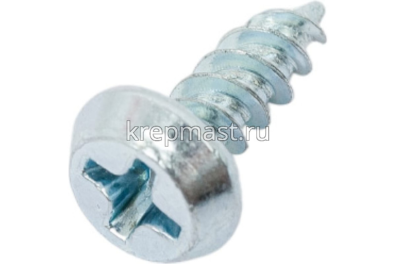 Саморез п/цил. острый 3,5х11 оцинк (белый)