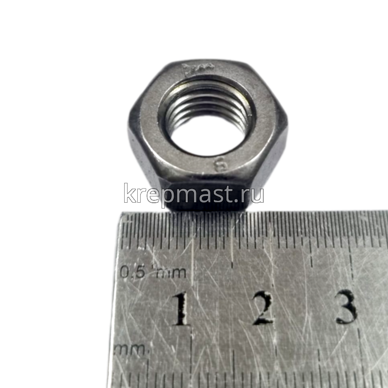 Гайка 6-гр. М 12 (1,75) черная