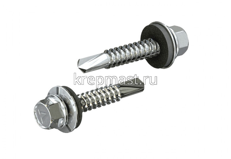 Саморез д/кровли 6,3х 64 оцинк
