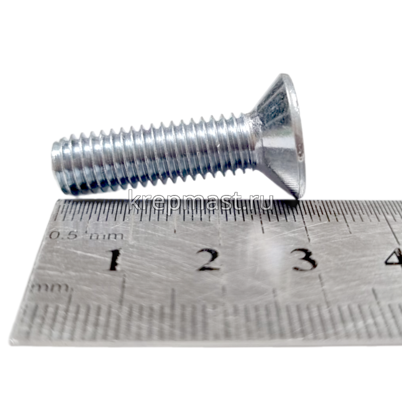 Винт с внут. шестиг. потай голов. 8х30 кл.пр.8,8 DIN 7991